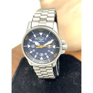 Adidas Women's Watch 10-0054B Quartz Black Dial Silver Stainless Steel 28mm